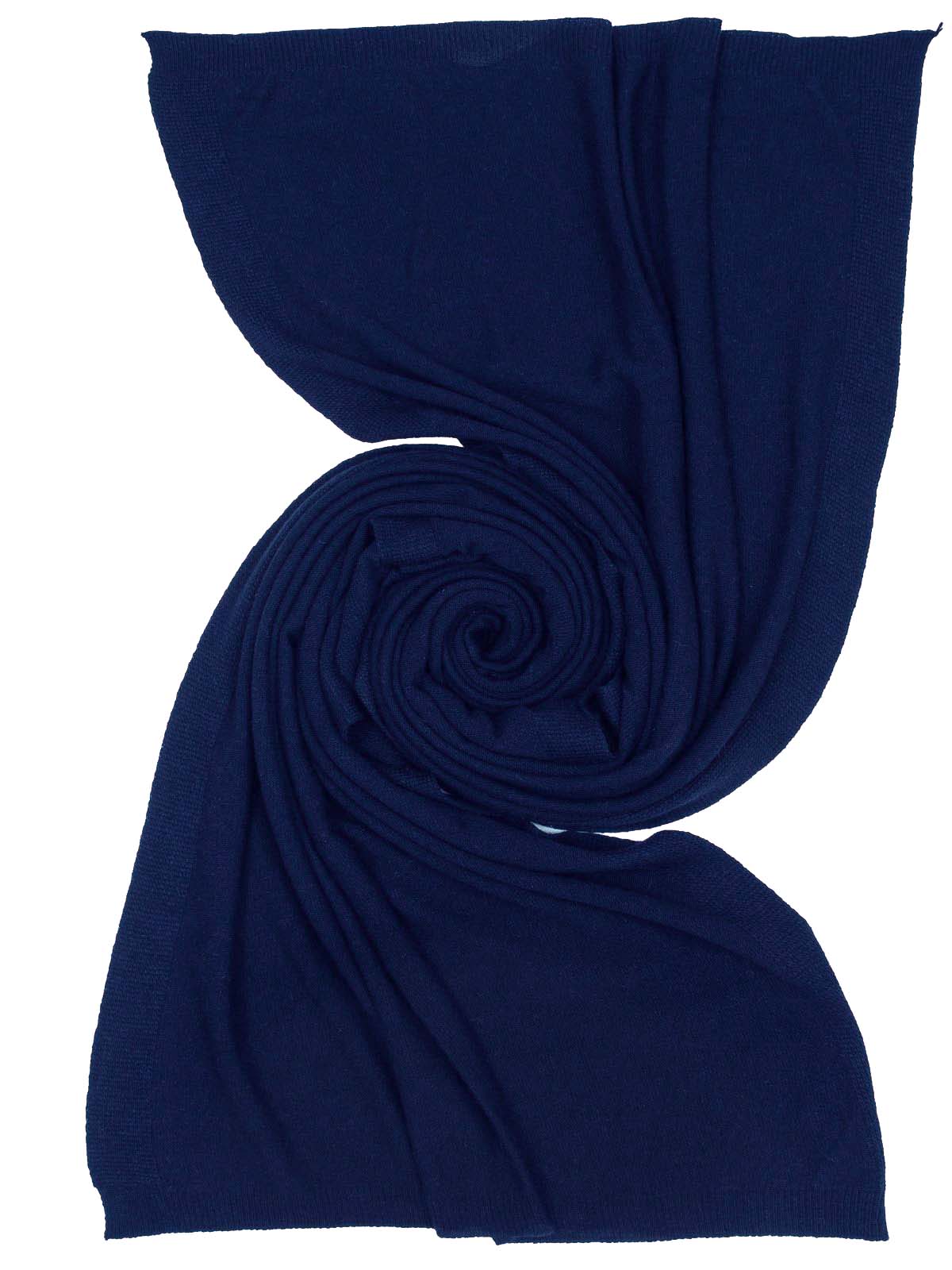 STOLA 10%CASHMERE 33%MERINO S33%VI 24%POLY MADE IN ITALY    - NAVY BLU